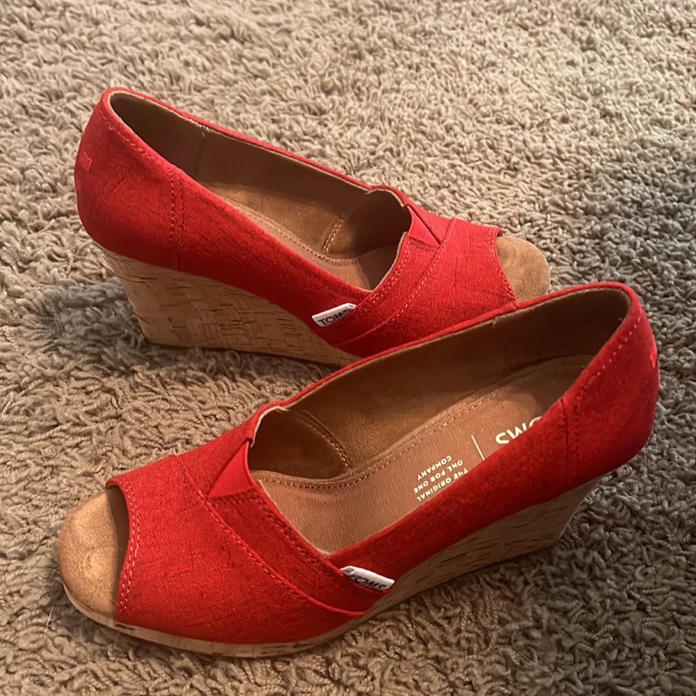 Toms Women's Classic Espadrille Wedge Sandal - 6.5